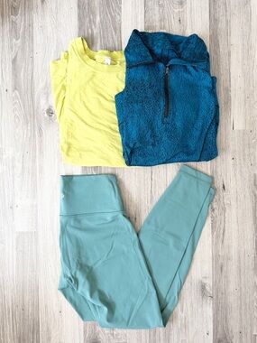 Lululemon Bundle Leggings/Top/Active Jacket
